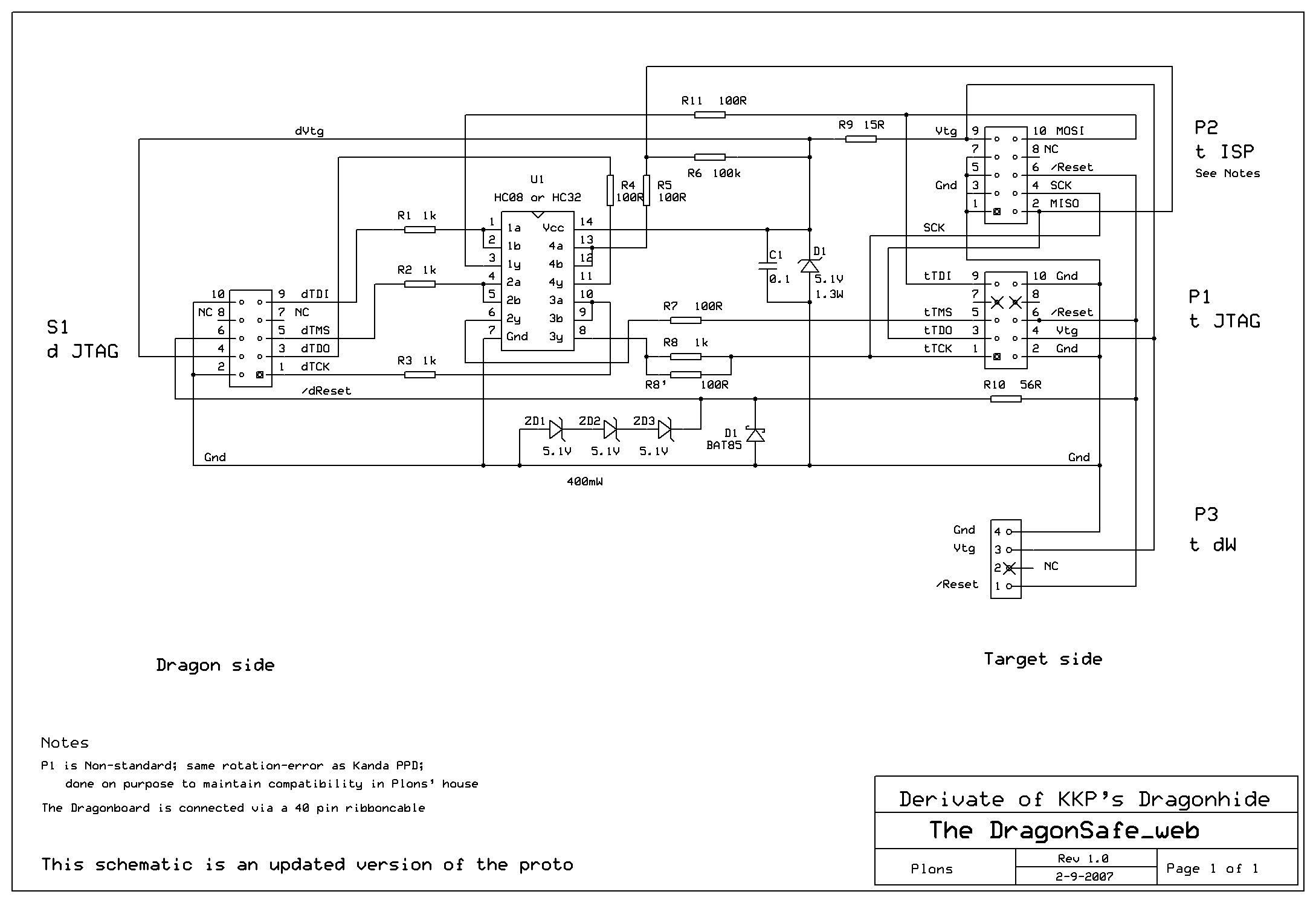 avr dragon schematic